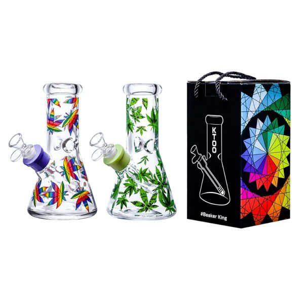 Quality Beaker King 8 Inches Glass Water Pipe