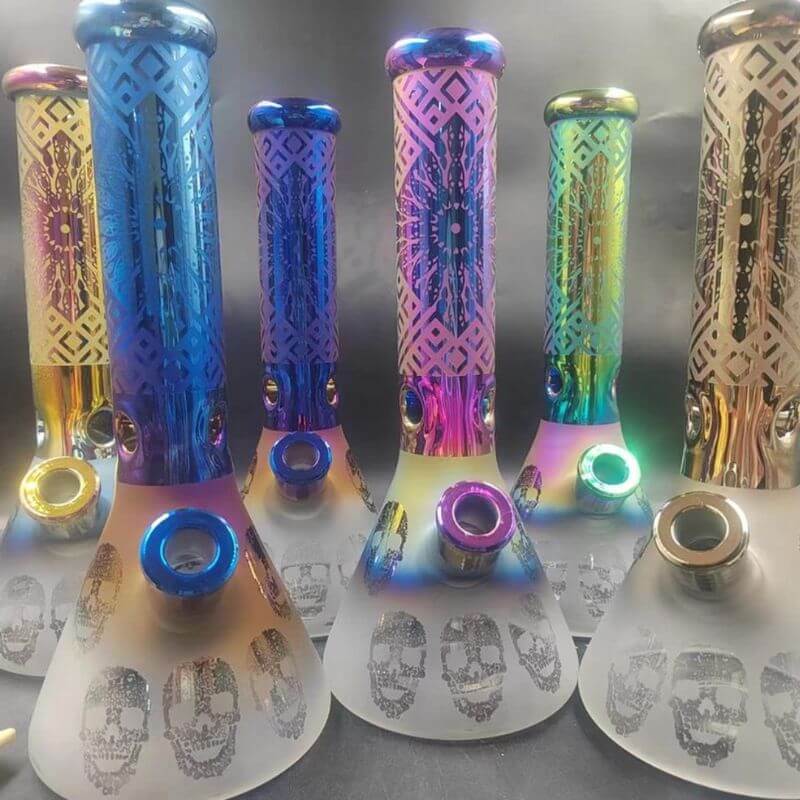 Wholesale Cheap Beaker King Glass Pipe In 12 Inches