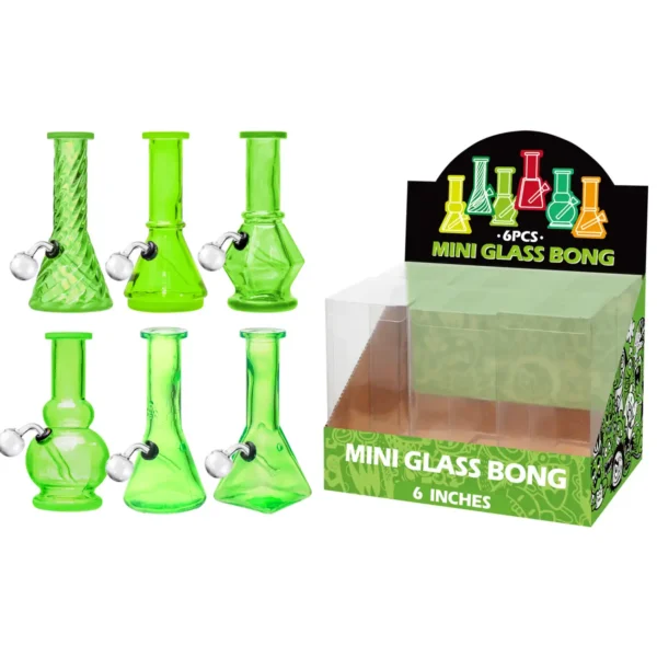 Transparent Purple Glass Oil Burner-M60102B