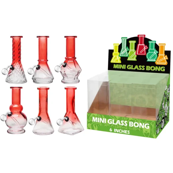 Gradient Red Glass Oil Burner-M60203B