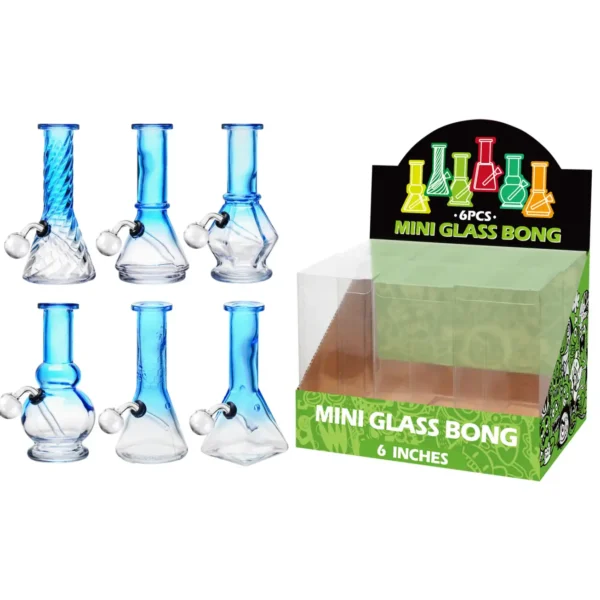 Gradient Blue Glass Oil Burner-M60204B
