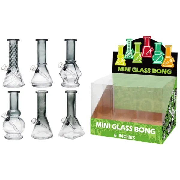 Gradient Grey Glass Water Pipe-M60205F