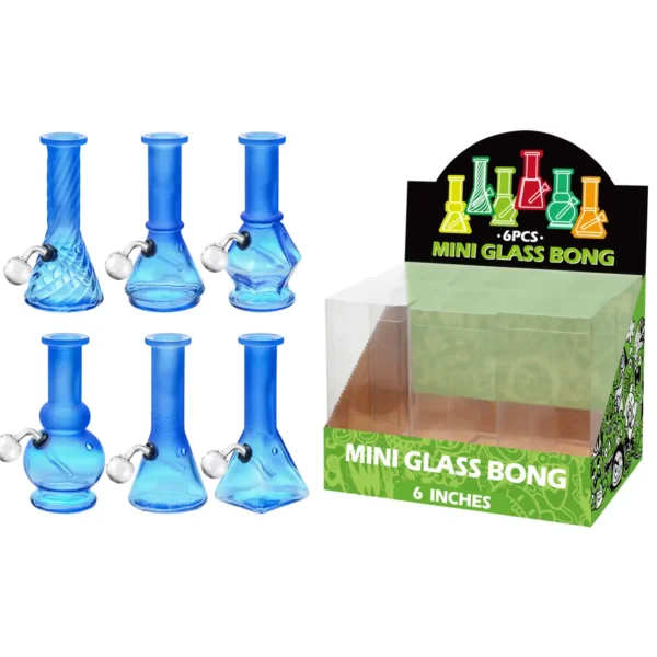 Matt Paint Blue Glass Oil Burner 6inch-M60304B