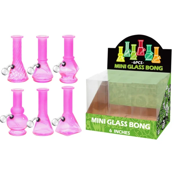 Matt Paint Pink Glass Oil Burner 6inch-M60306B