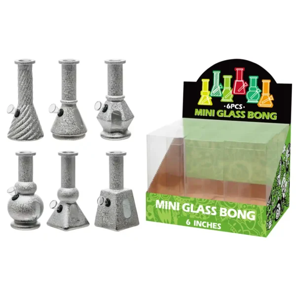 Matt Paint Glass Water Pipe With Water Window-M610004F