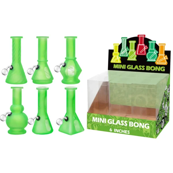 Matt Paint Green+Water Window Glass Oil Burner 6inch-M61002B