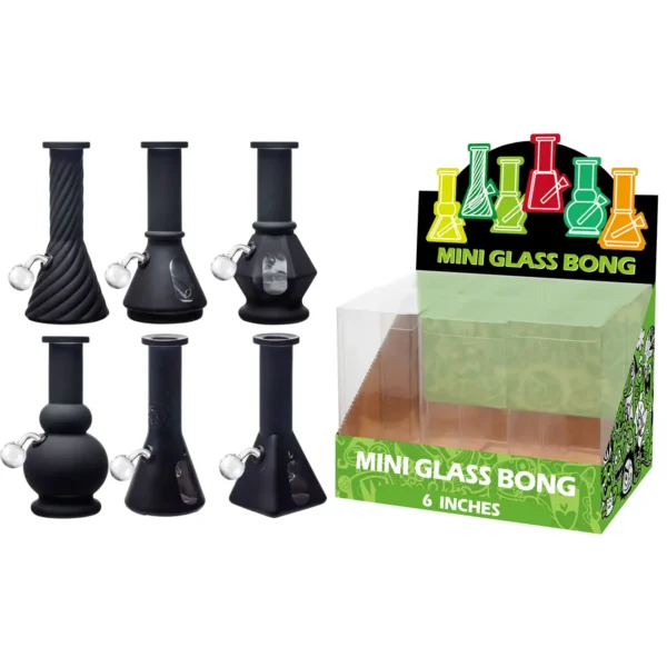 Matt Paint Black+Water Window Glass Oil Burner 6inch-M61005B