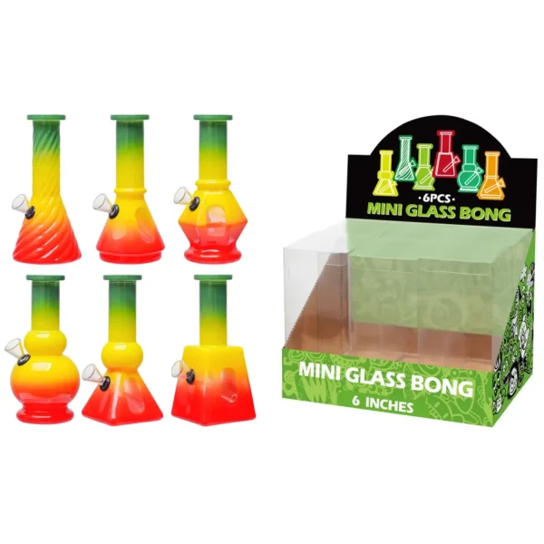 Rasta+Water Window Glass Water Pipe-M61101F