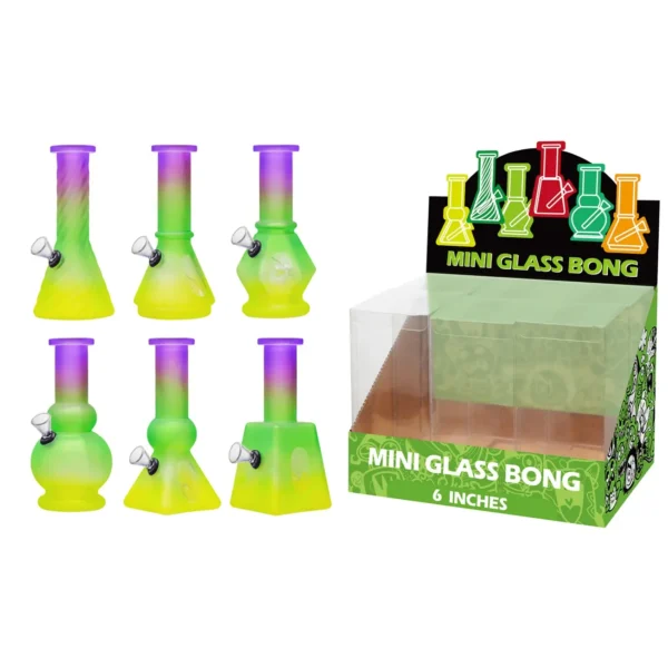 Gradation matte+Water Window Glass Water Pipe-M61201F