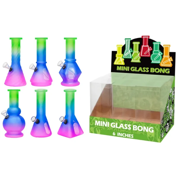 Gradation matte+Water Window Glass Water Pipe-M61202F