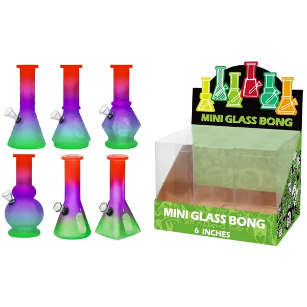 Gradation matte+Water Window Glass Water Pipe-M61203F