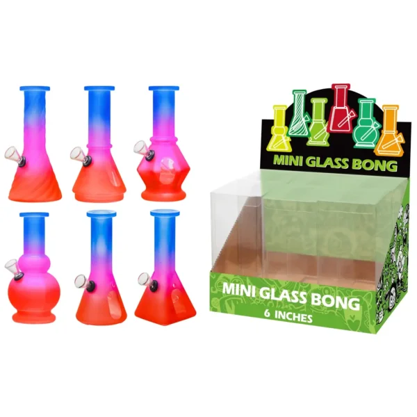 Gradation matte+Water Window Glass Water Pipe-M61204F