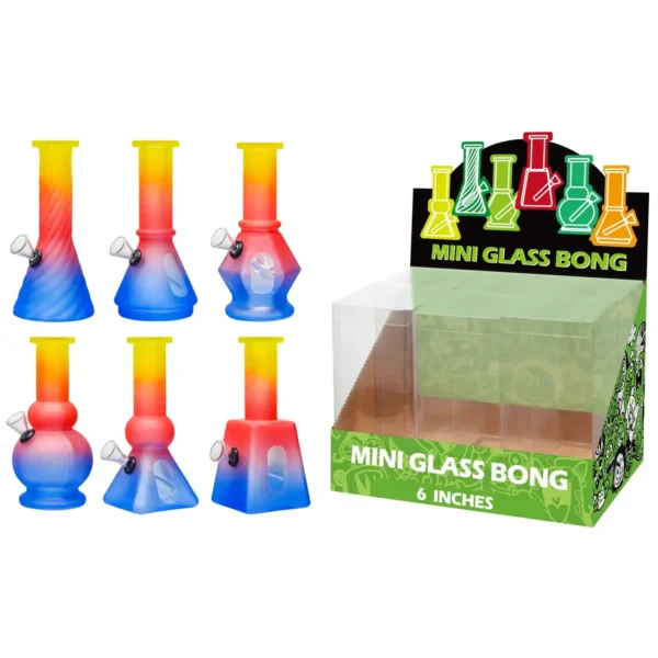 Gradation matte+Water Window Glass Water Pipe-M61205F