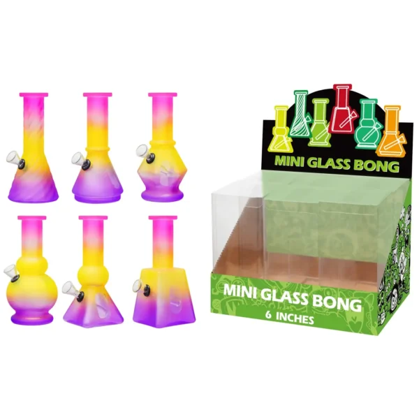 Gradation matte+Water Window Glass Water Pipe-M61206F