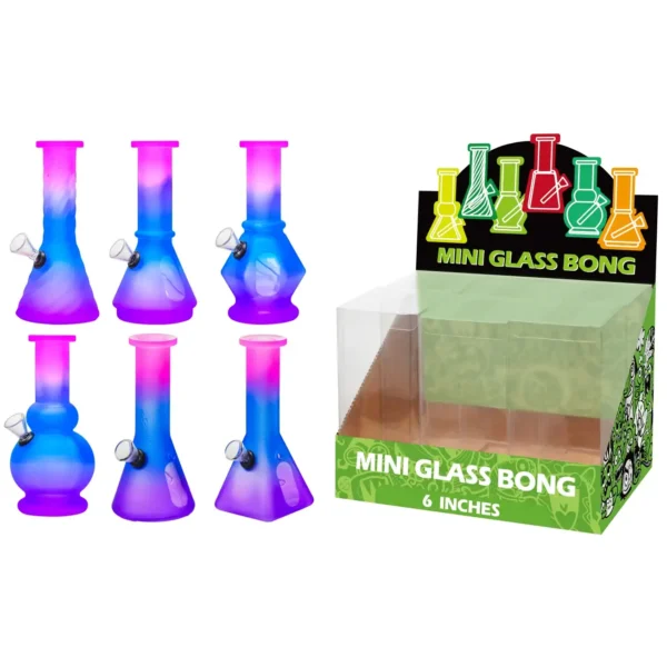 Gradation matte+Water Window Glass Water Pipe-M61207F