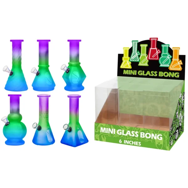 Gradation matte+Water Window Glass Water Pipe-M61209F