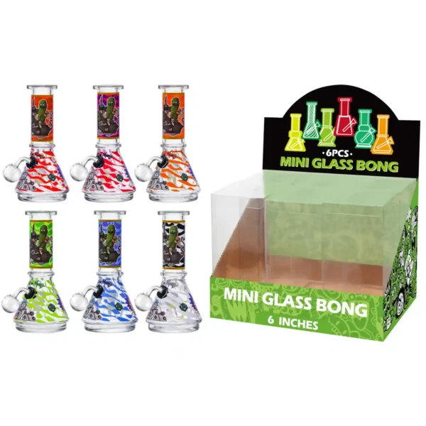 Rick and Morty Decal Glass Oil Burner 6inch-M63101B