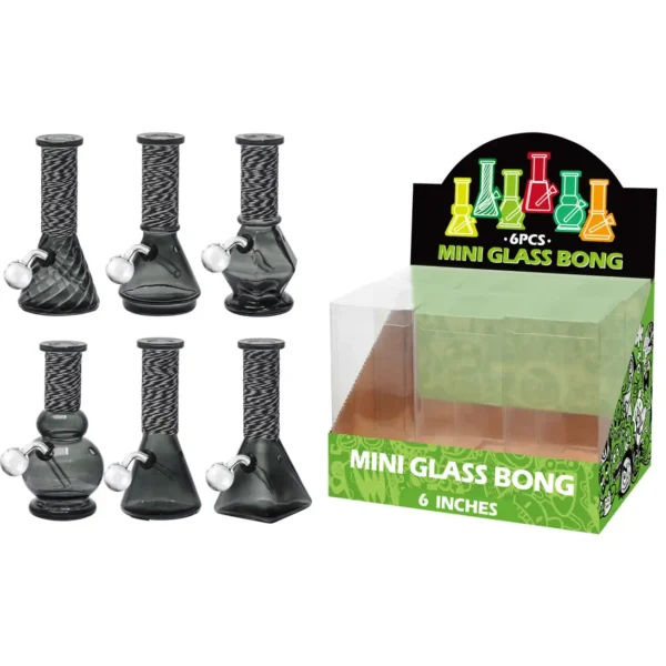 Black Transparent Paint+ Artistic String Glass Oil Burner 6inch-M64105B