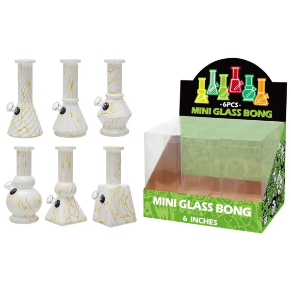 Water Transfer Printing Glass Water Pipe-M65004F