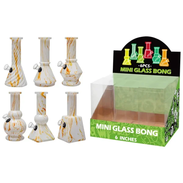 Water Transfer Printing Glass Water Pipe-M65005F