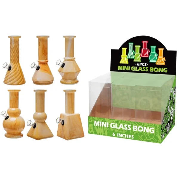 Water Transfer Printing Glass Water Pipe-M65006F