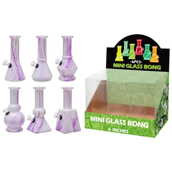 Water Transfer Printing Glass Water Pipe-M65008F