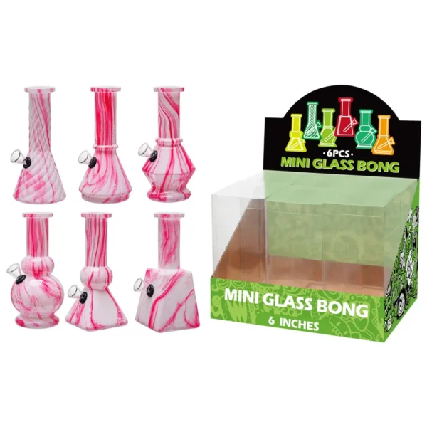 Water Transfer Printing Glass Water Pipe-M65009F