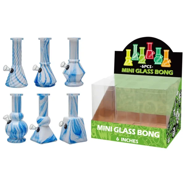 Water Transfer Printing Glass Water Pipe-M65010F