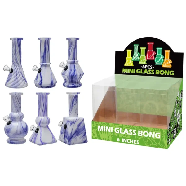 Water Transfer Printing Glass Water Pipe-M65011F