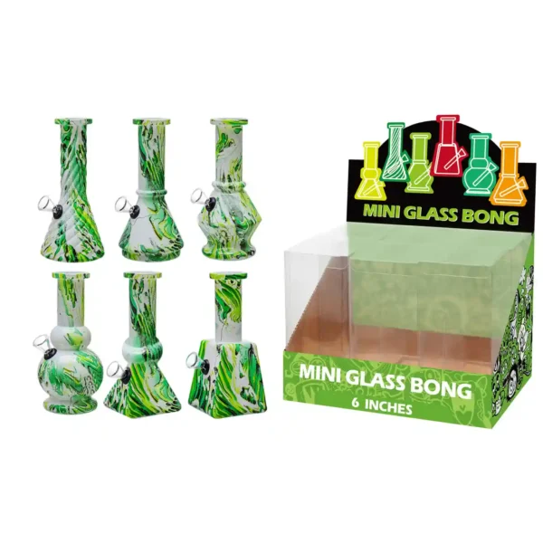 Water Transfer Printing Glass Water Pipe-M65014F