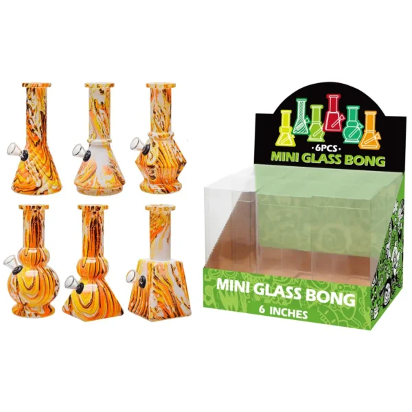 Water Transfer Printing Glass Water Pipe-M65015F