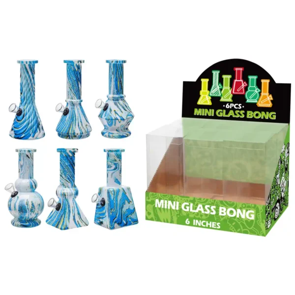 Water Transfer Printing Glass Water Pipe-M65016F