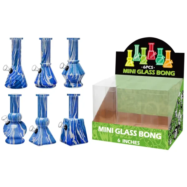 Water Transfer Printing Glass Water Pipe-M65021F