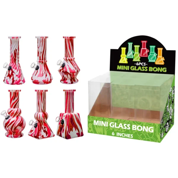 Water Transfer Printing Glass Water Pipe-M65022F