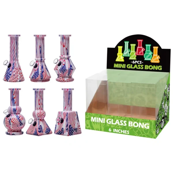 Water Transfer Printing Glass Water Pipe-M65023F