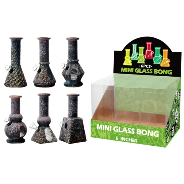 Glass Water Pipe With Hot Transfer Printing-M67008F