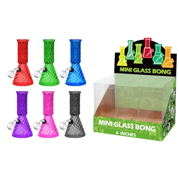 Mixed Color Irregular Mosaic Glass Oil Burner 6inch-M68001B