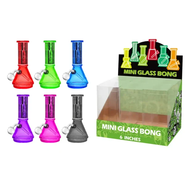 Mixed Color Square Mosaic Glass Oil Burner 6inch-M68003B